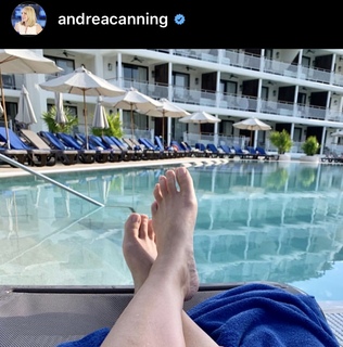 Andrea Canning feet photo 3