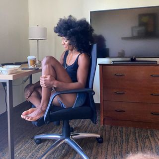 Angela Hill feet photo 8