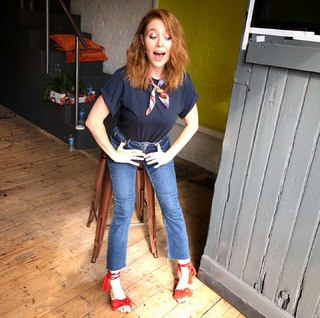 Angela Scanlon feet photo thumbnail