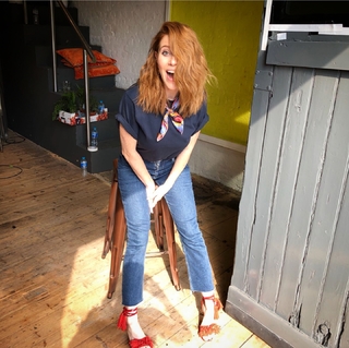 Angela Scanlon feet photo thumbnail