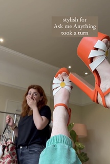Angela Scanlon feet photo thumbnail