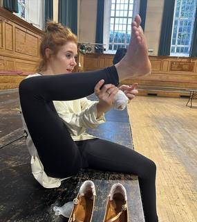 Angela Scanlon feet photo thumbnail