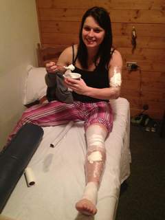 Anna Fenninger feet photo 2