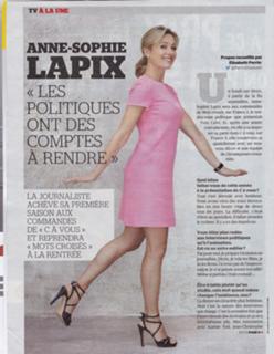 Anne-Sophie Lapix feet photo thumbnail