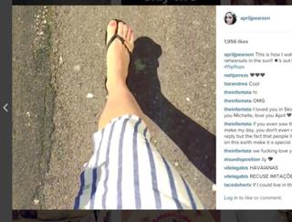 April Pearson feet photo 2