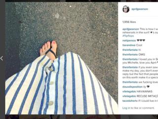 April Pearson feet photo 1