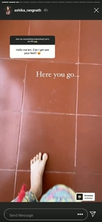 Ashika Ranganath feet photo 16