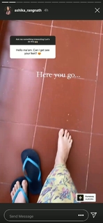 Ashika Ranganath feet photo 15