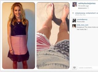 Ashley James feet photo thumbnail