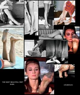 Audrey Hepburn feet photo thumbnail
