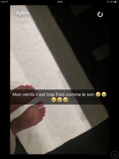 Ayem Nour feet photo thumbnail