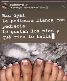 Bad Gyal feet photo thumbnail