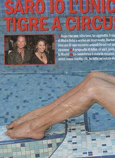 Barbara D'Urso feet photo thumbnail