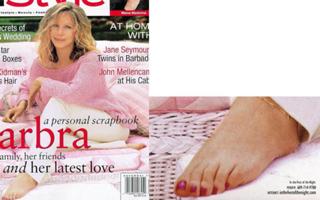 Barbra Streisand feet photo thumbnail