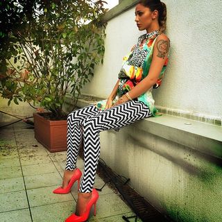 Belén Rodríguez feet photo 10