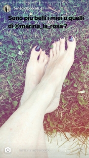 Benedicta Boccoli feet photo 2
