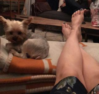 Beth Behrs feet photo thumbnail