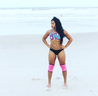 Bianca Belair feet photo thumbnail