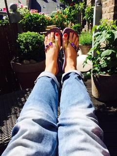 Birgit Schrowange feet photo thumbnail