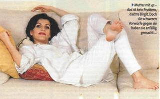 Birgit Schrowange feet photo thumbnail