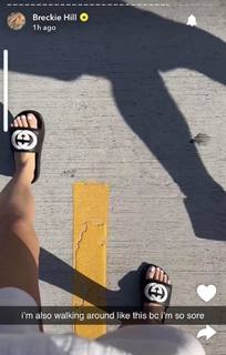 Breckie Hill feet photo thumbnail