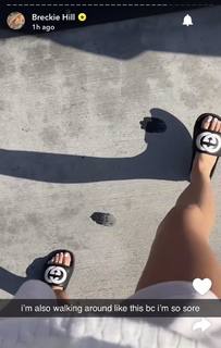 Breckie Hill feet photo thumbnail
