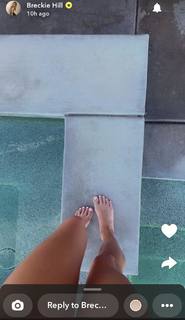 Breckie Hill feet photo thumbnail