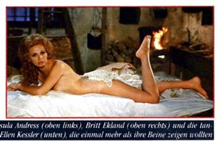 Britt Ekland feet photo thumbnail