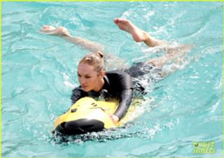 Candice Swanepoel feet photo thumbnail