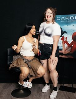 Cardi B feet photo thumbnail