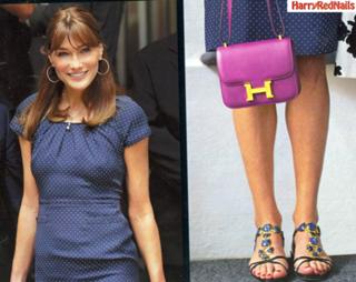 Carla Bruni feet photo thumbnail