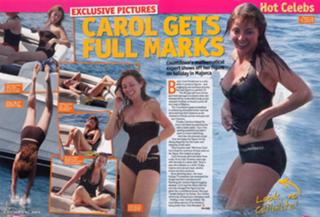 Carol Vorderman feet photo thumbnail