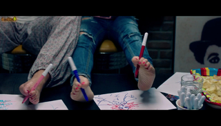 Carolina Crescentini feet photo 9