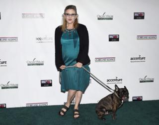 Carrie Fisher feet photo thumbnail