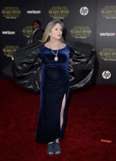 Carrie Fisher feet photo thumbnail