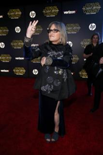 Carrie Fisher feet photo thumbnail