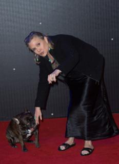 Carrie Fisher feet photo thumbnail