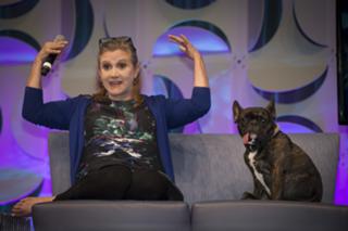 Carrie Fisher feet photo thumbnail
