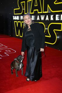 Carrie Fisher feet photo thumbnail