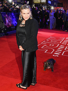 Carrie Fisher feet photo thumbnail