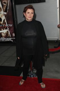 Carrie Fisher feet photo thumbnail