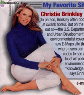 Christie Brinkley feet photo thumbnail