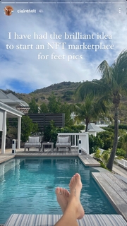 Claire Holt feet photo thumbnail