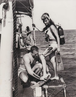 Claudine Auger feet photo 8