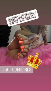 Crystal Inked feet photo thumbnail