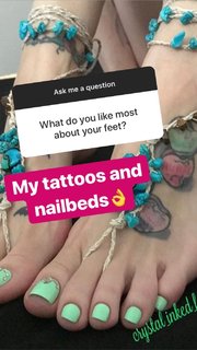 Crystal Inked feet photo thumbnail