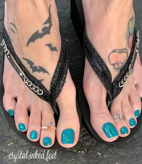 Crystal Inked feet photo thumbnail