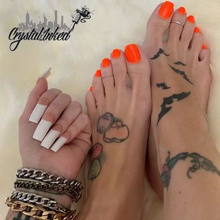 Crystal Inked feet photo thumbnail