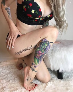 Crystal Inked feet photo thumbnail
