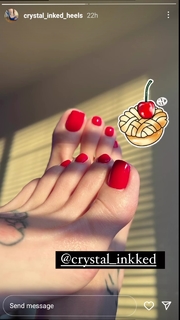 Crystal Inked feet photo thumbnail